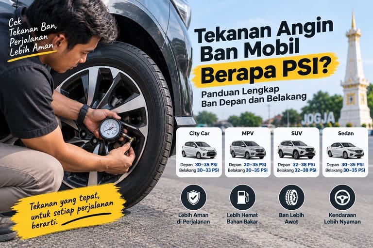 Tekanan Angin Ban Mobil Berapa PSI? Panduan Lengkap